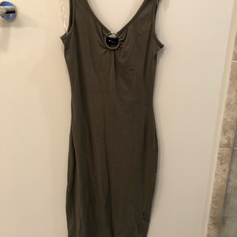Olive Green Dress